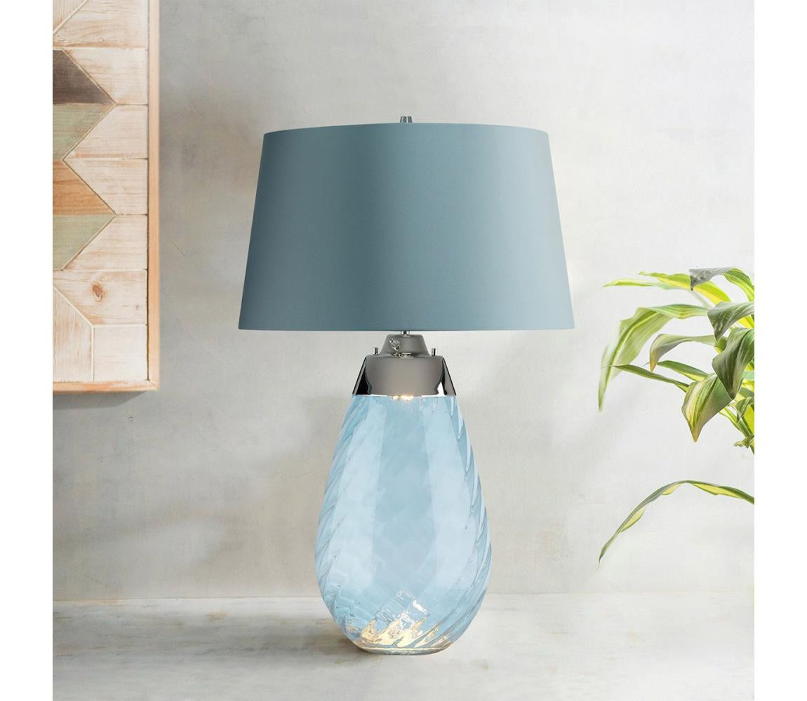 Elstead Elstead LENA-TL-L-BLUE - LED Stolní lampa LENA 1xE27/60W/230V+1xGU10/7W modrá