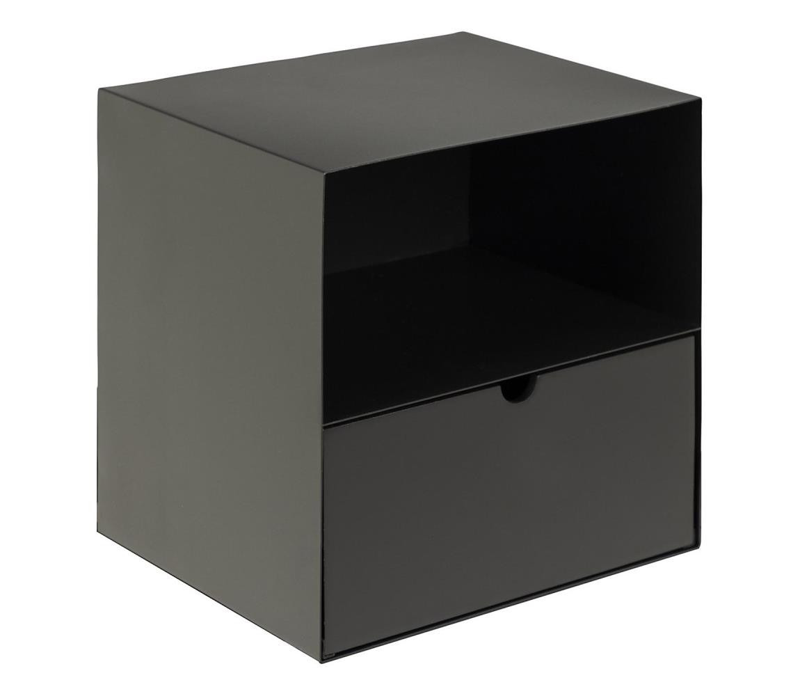 Actona Noční stolek s možností montáže na stěnu BEKIM černá