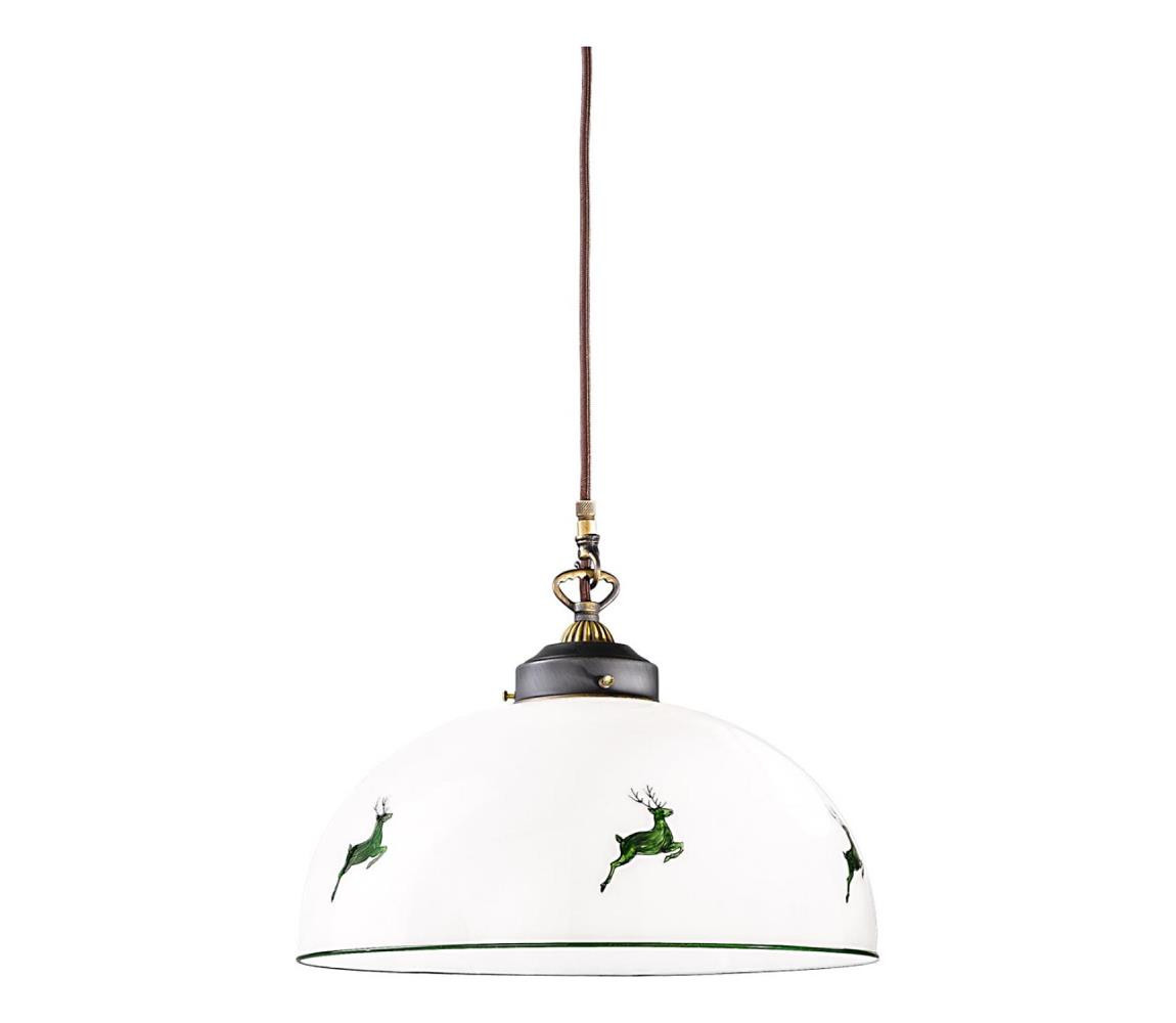 Kolarz Kolarz 731.32.102 - Lustr na lanku NONNA 1xE27/75W/230V pr. 36 cm jeleni zelená