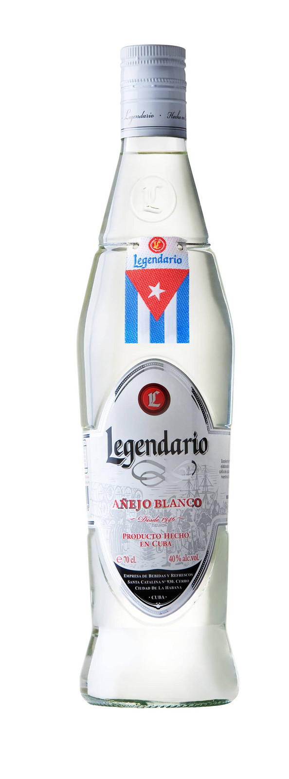 Legendario Rum Aňejo Blanco 4y 40% 0,7l