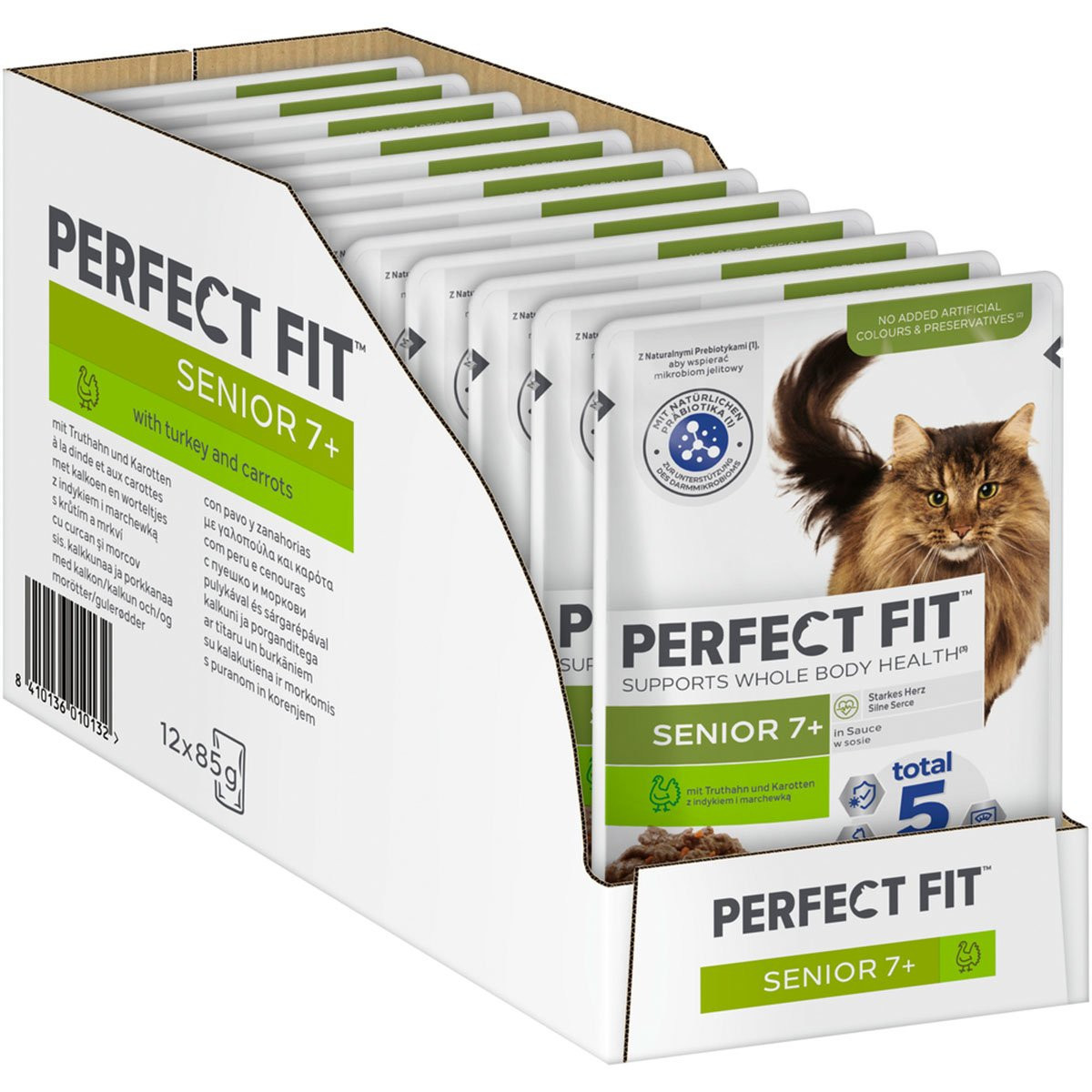 Perfect Fit Senior s krůtím masem a mrkví 12 × 85 g