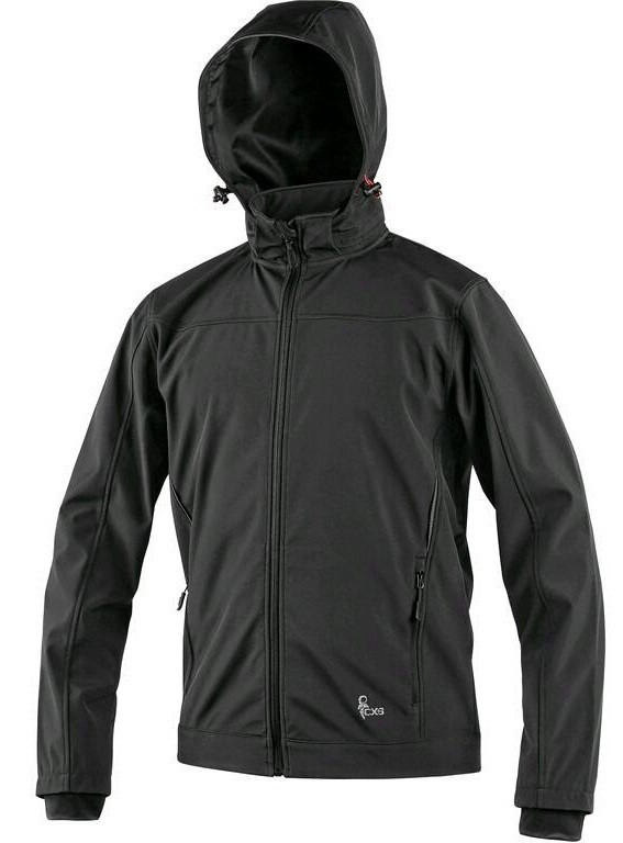 CXS Laval pánská softshellová bunda černá