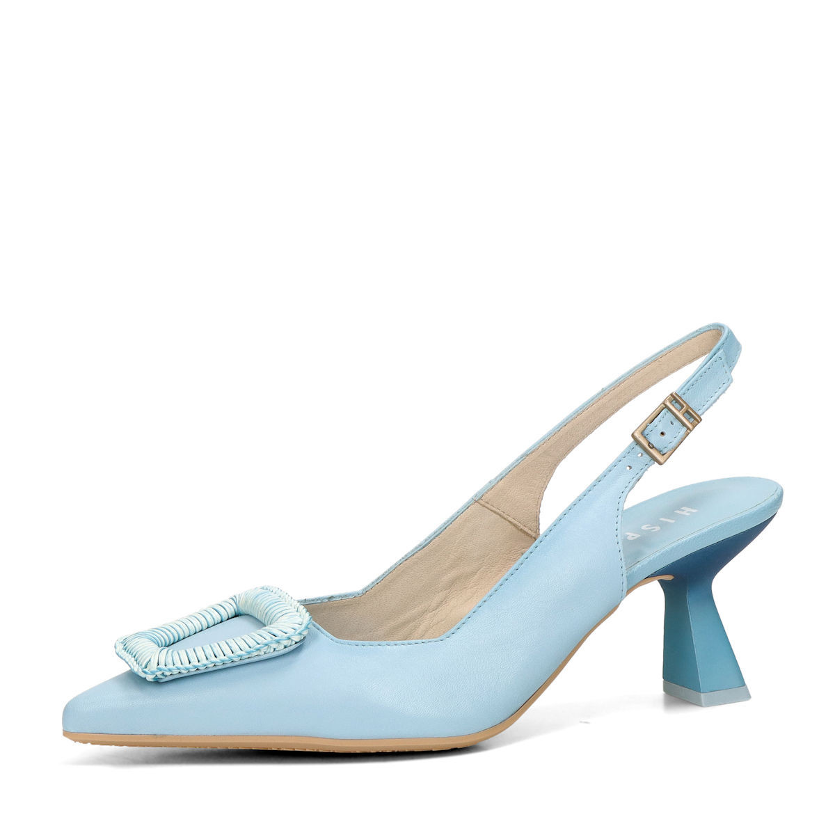 Hispanitas dámské módní lodičky s otevřenou patou  - modré - 36