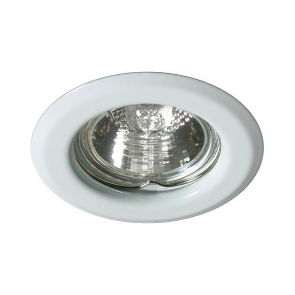 PREMIUMLUX Podhledové bodové svítidlo ALFA bílá + patice, LUX01227