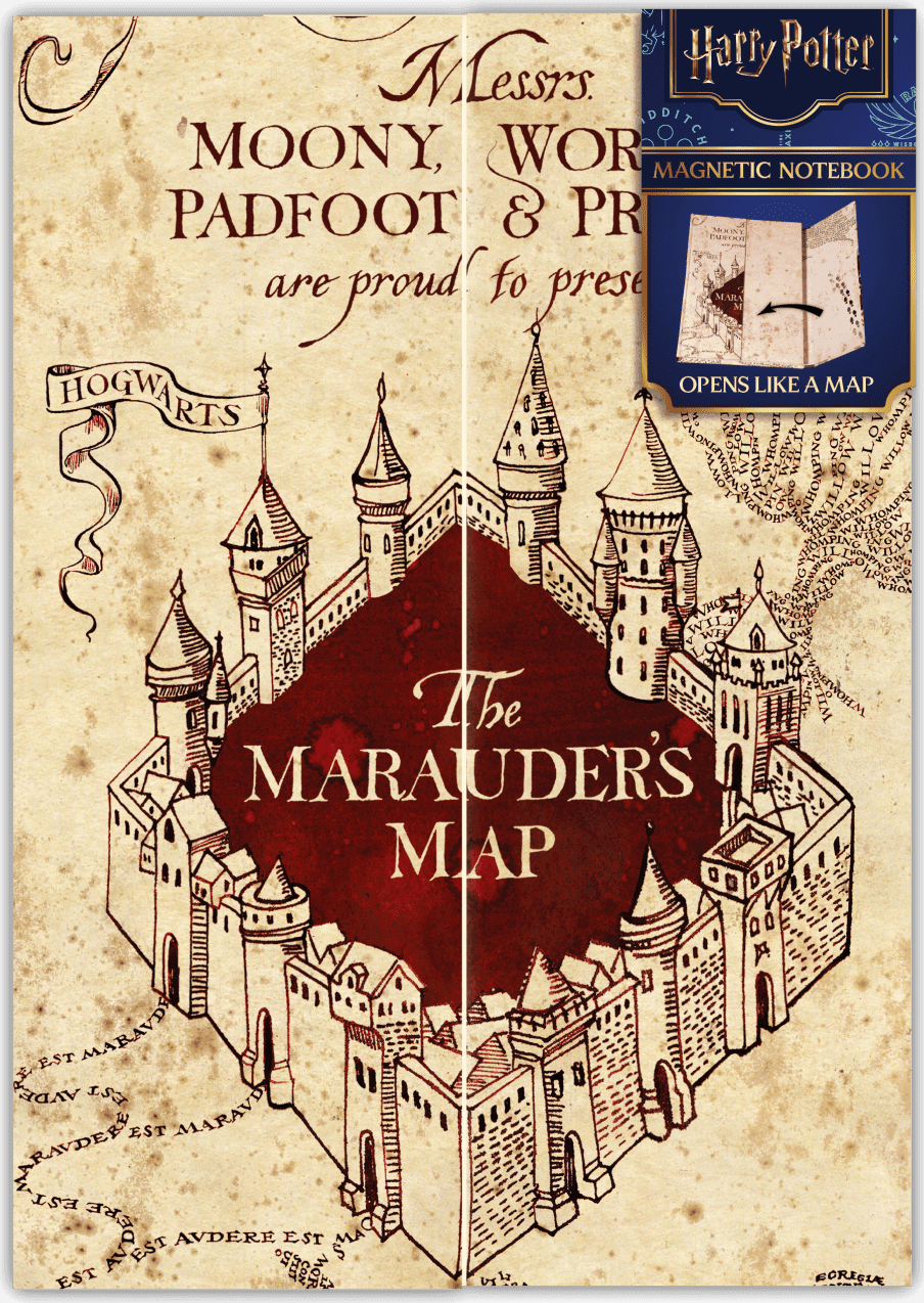 Harry Potter Blok Pobertův plánek (Magical Locations) - EPEE