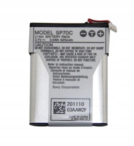 Originál Baterie pro Sony SP70C Psp E1000 E1002 E1004 E1008