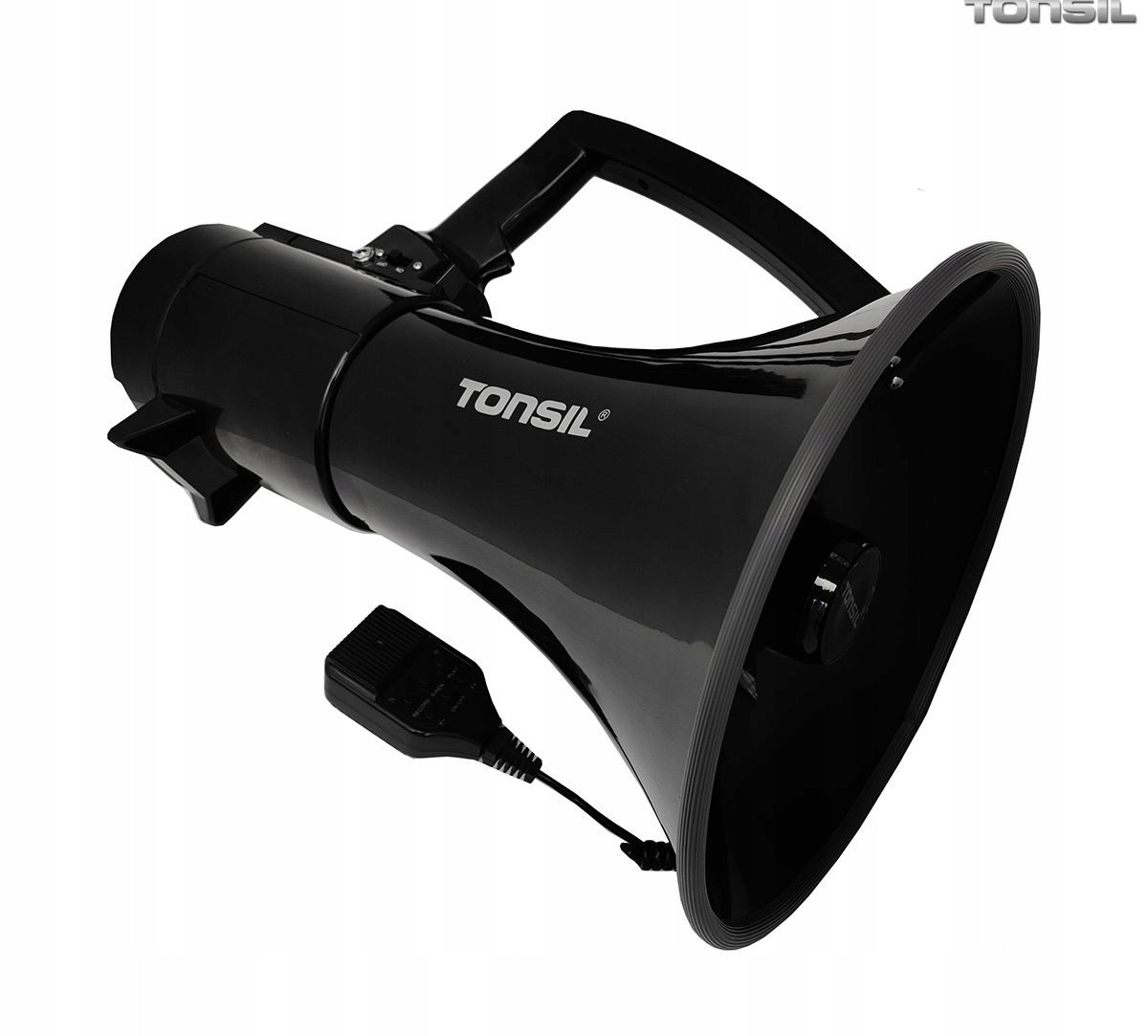 Tonsil Megafon Te 30/20 Nahrávání Siréna MP3 Usb Sd Bt Bluetooth Černá