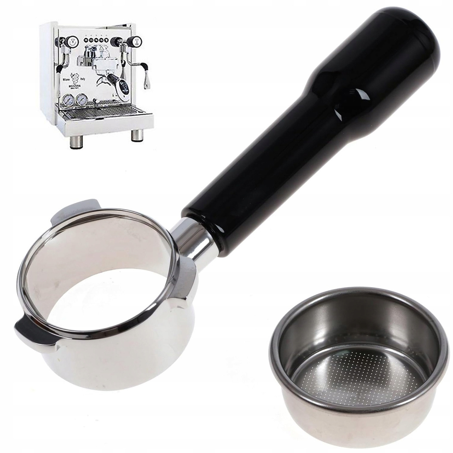 Bezedná Baňka Pro Kávovar, Držák Abs 54 MM Pro Bambino Duo-temp Pro