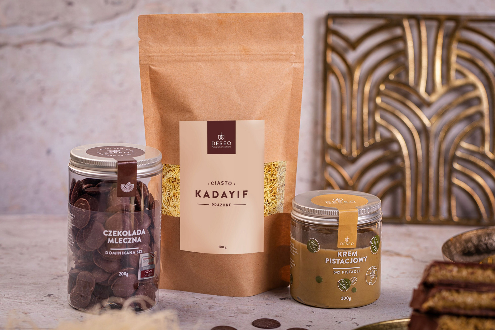 Sada na výrobu dubajské čokolády Deseo Dubai Chocolate