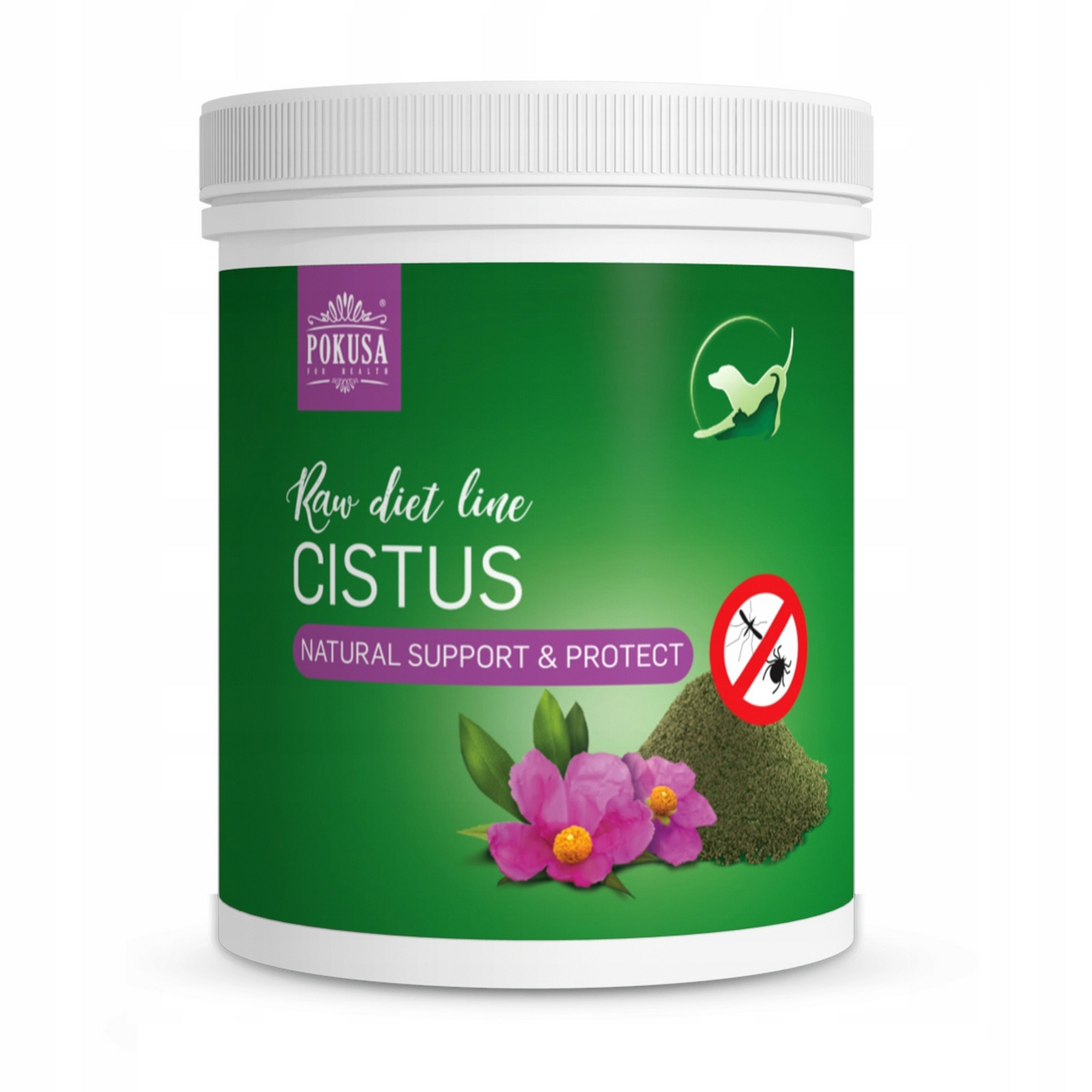 Pokusa Cistus 500G Čistek Na Klíšťata Komáří Blechy Ochrana Pro Psa