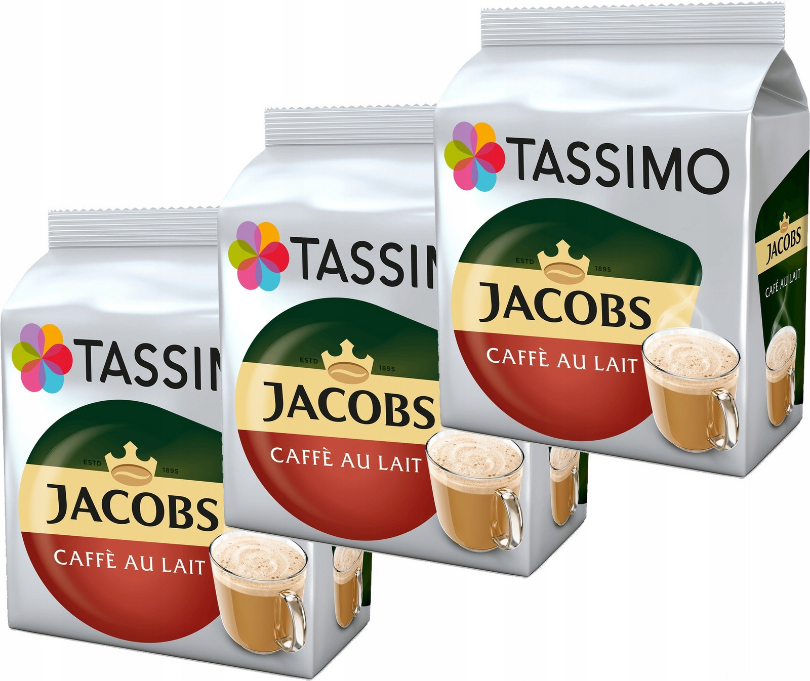 Kapsle Tassimo Jacobs Cafe Au Lait 3 x 16ks