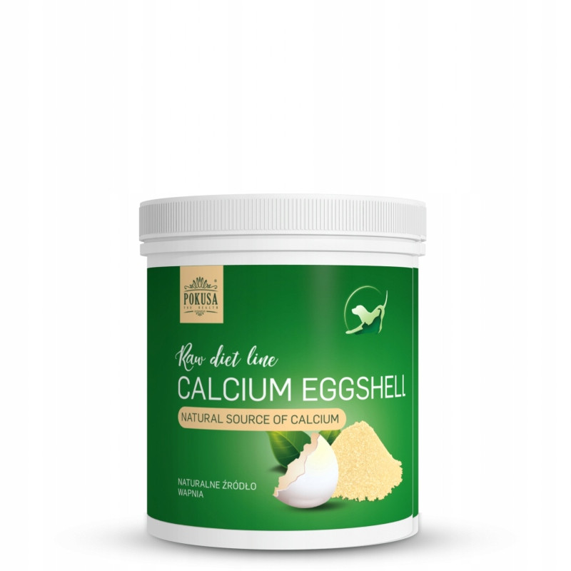 Pokusa Rawdietline Calcium Eggshell 1500G Vaječné Skořápky Strava Barf Psa