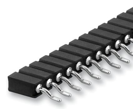 Fischer Elektronik Bly 6 Smd 20 Pcb Rcpt, R/a, 20Pos, 1Row, 2Mm, Smd