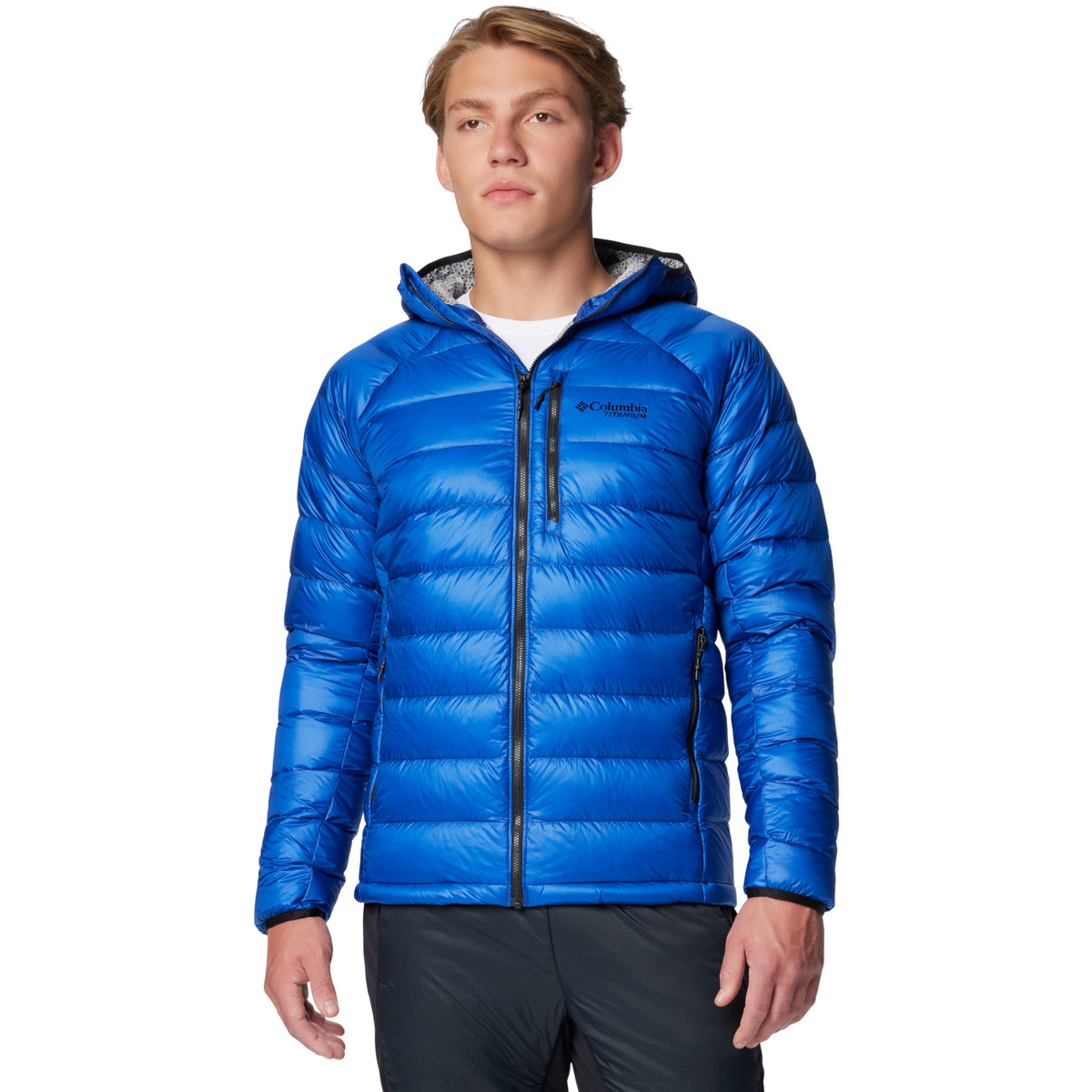 Columbia  Arctic Crest Down Hooded Jacket  Modrá