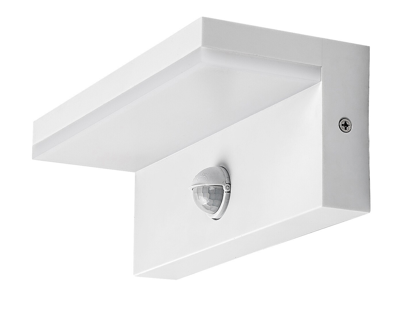 Rabalux Bílé fasádní LED svítidlo s pohybovým čidlem Zaragoza 9W IP54 CCT 77116