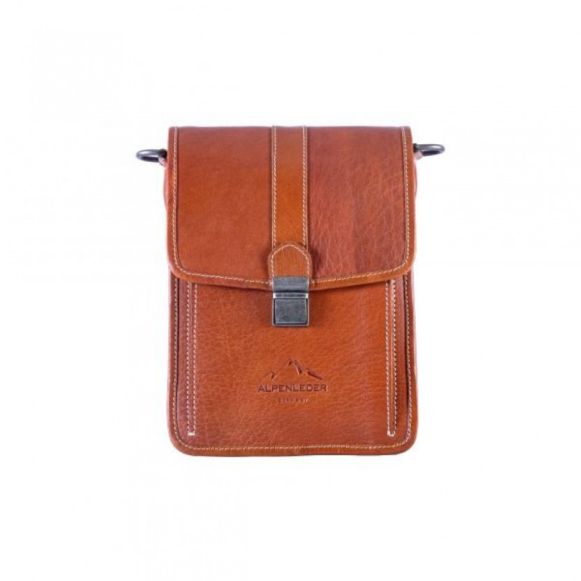 Taška přes rameno Alpenleder Galieleo - světle hnědá