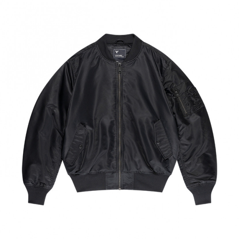 Bunda Vintage Industries Carter MA1 - černá, XXL