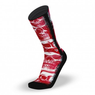Lithe Ponožky SCARLET SKULLS - Socks Lithe24