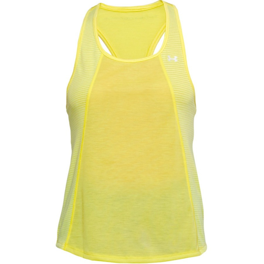 Under Armour Threadborne Fashion Tank Tokyo Lemon Full Heather - XL