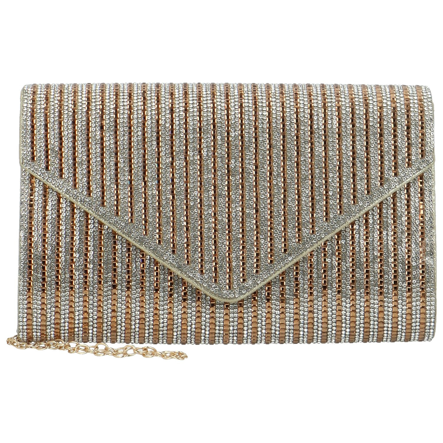 Dámské psaníčko stříbrné - Michelle Moon Gezia stříbrná