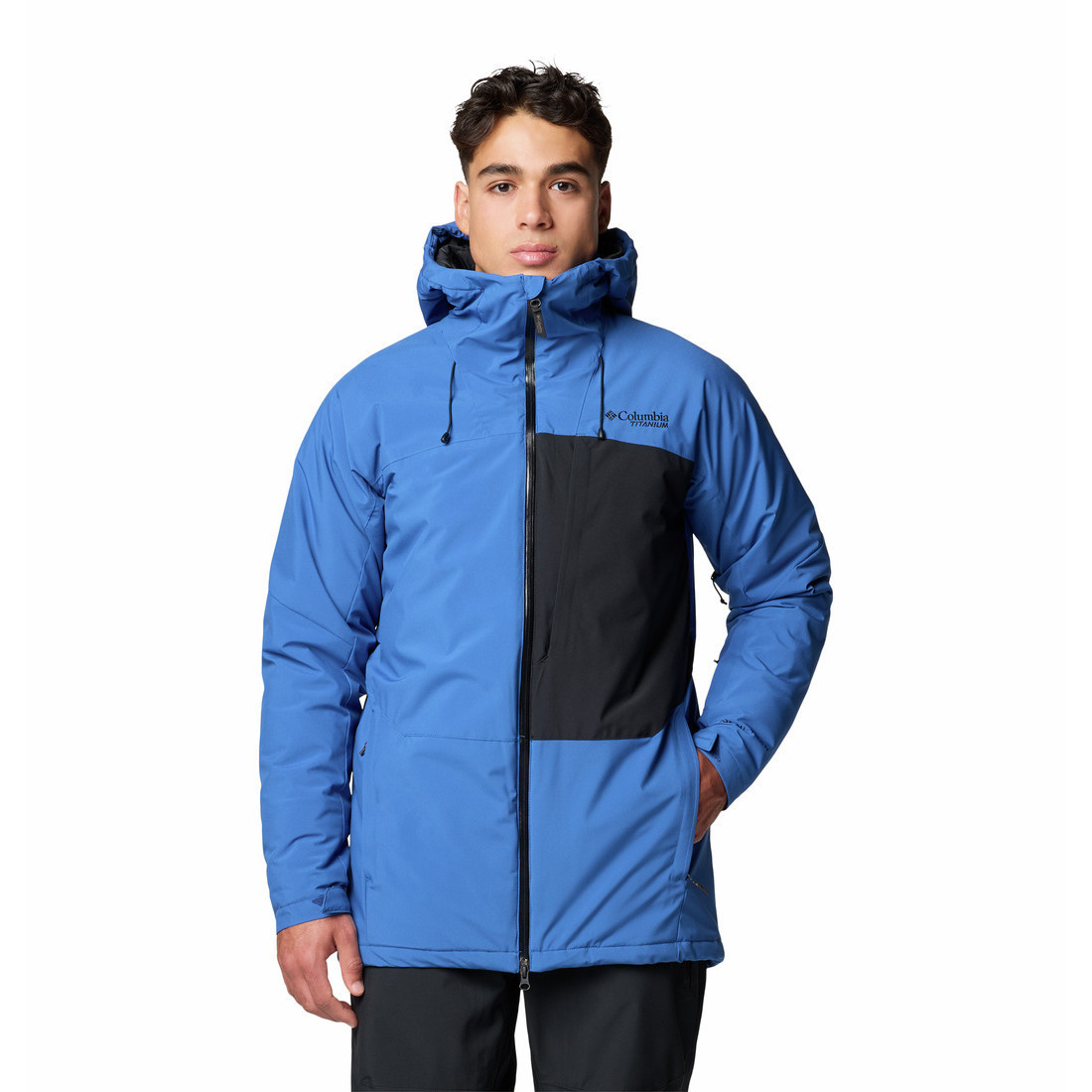 Pánská zimní bunda Columbia Winter District™ III Jacket Velikost: XL / Barva: modrá/černá