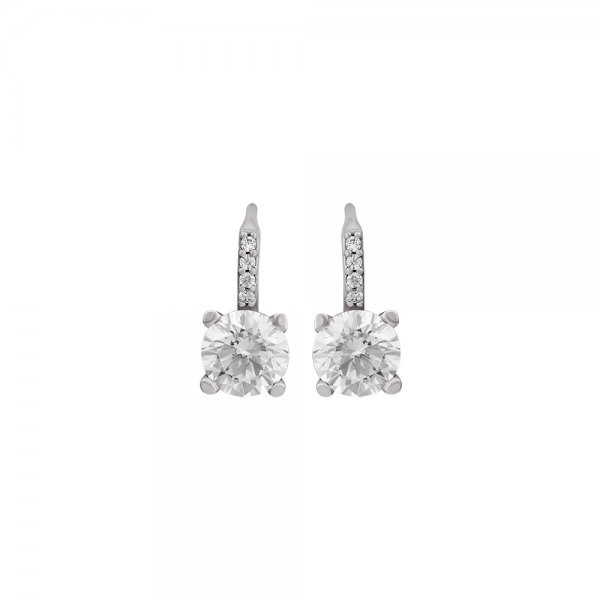 Náušnice se syntetickými kameny 336-087-000126 2.60g