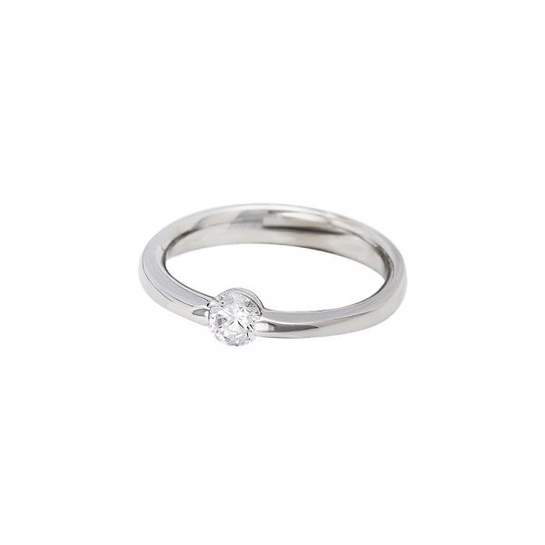 Prsten soliter se syntetickým kamenem 323-185-2025 58-3.80g