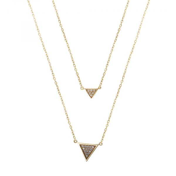 Náhrdelník se syntetickými kameny 276-532-000773 3.20g