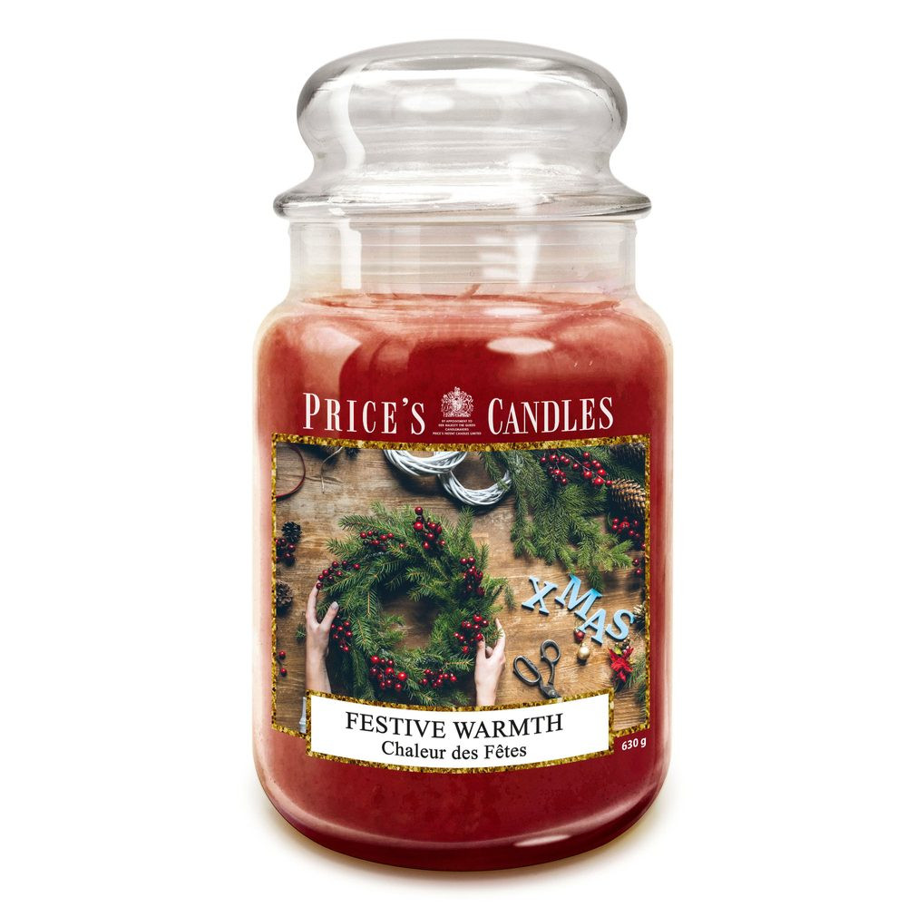 Price’s PRICE'S MAXI vonná svíčka ve skle Festive Warmth - hoření 150h