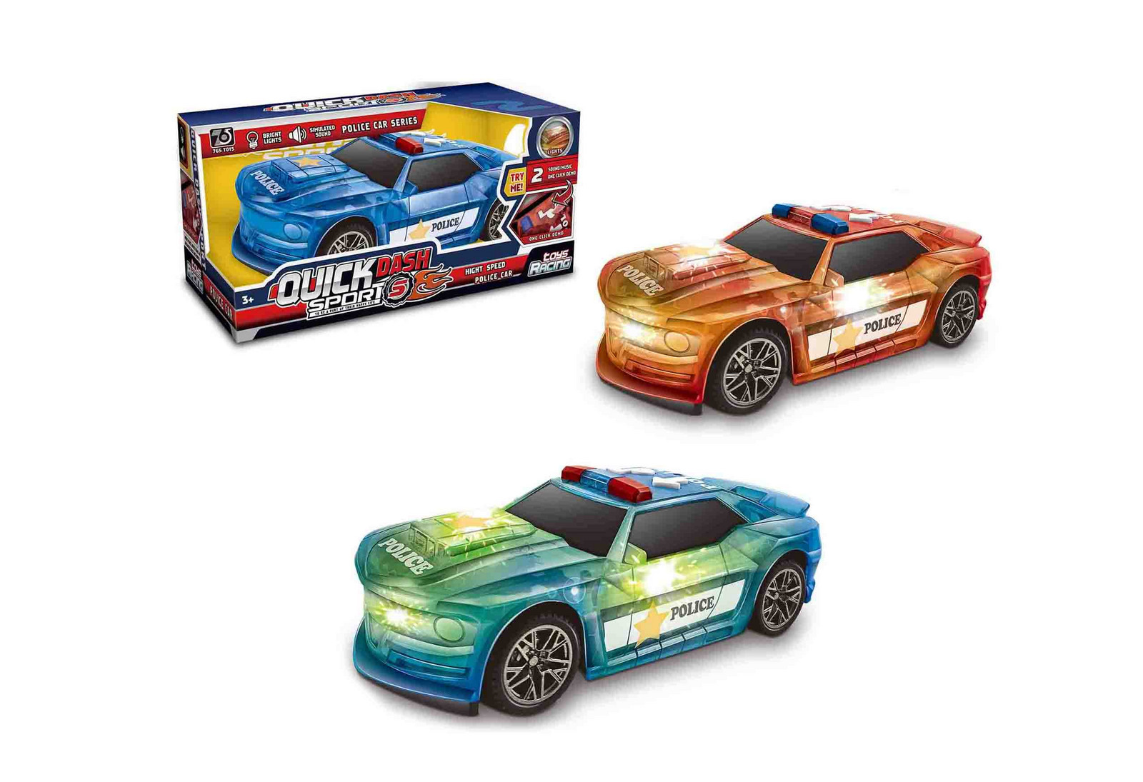 Auto policejní s efekty