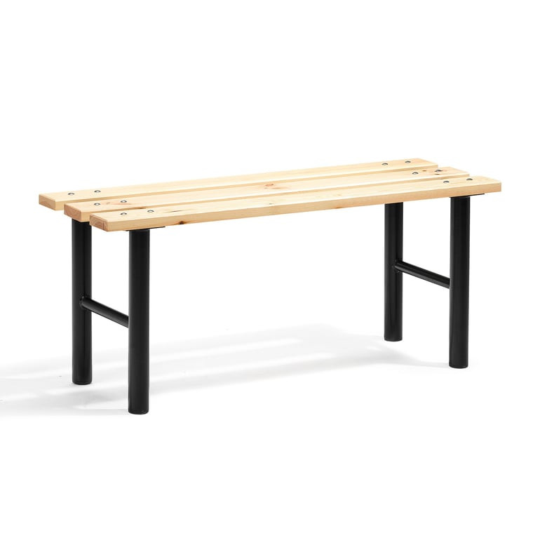 Šatní lavice STADIUM, 1000 mm, borovice