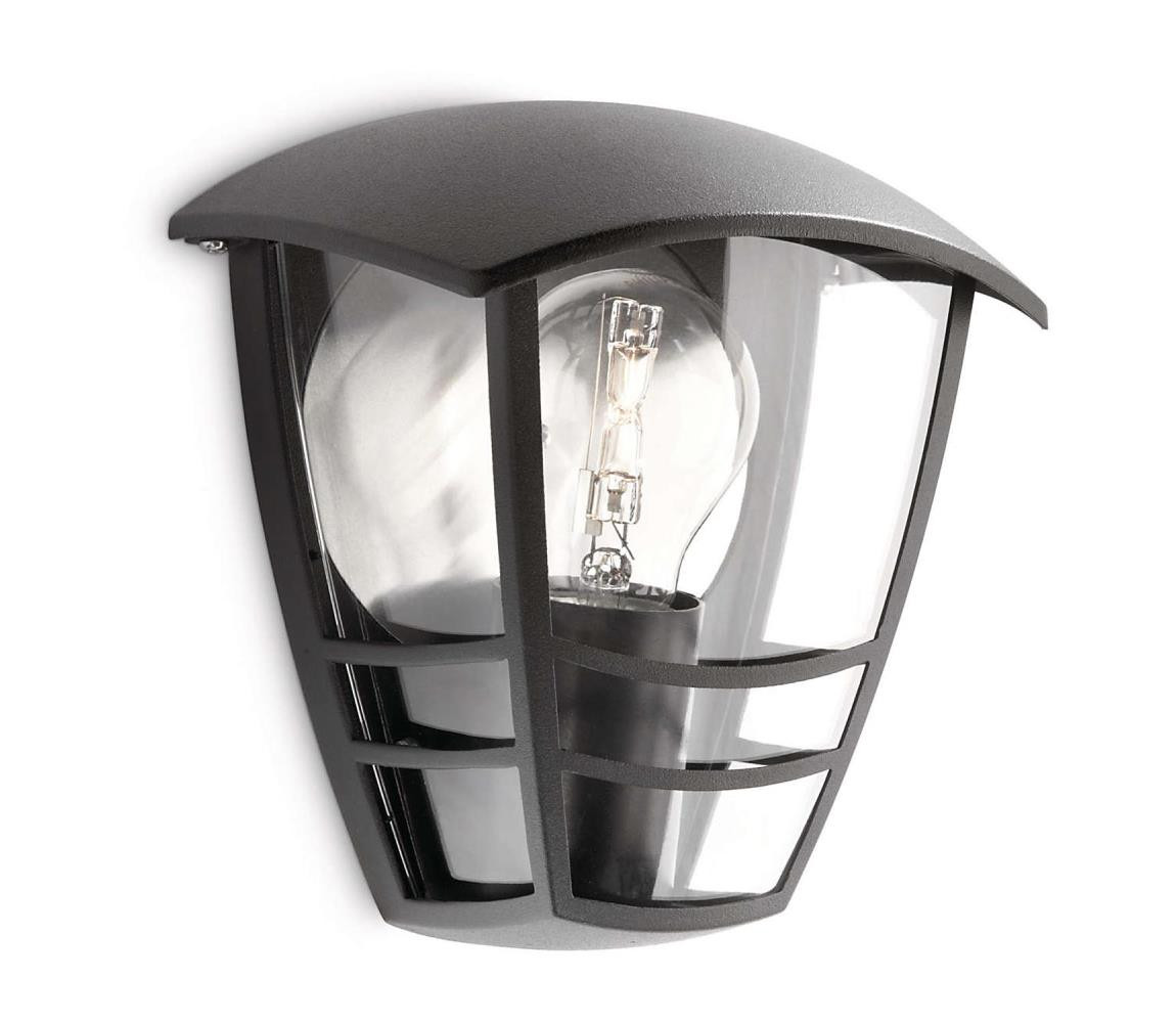 Philips Philips 15387/30/16 - Venkovní nástěnné svítidlo MYGARDEN CREEK 1xE27/60W/230V IP44