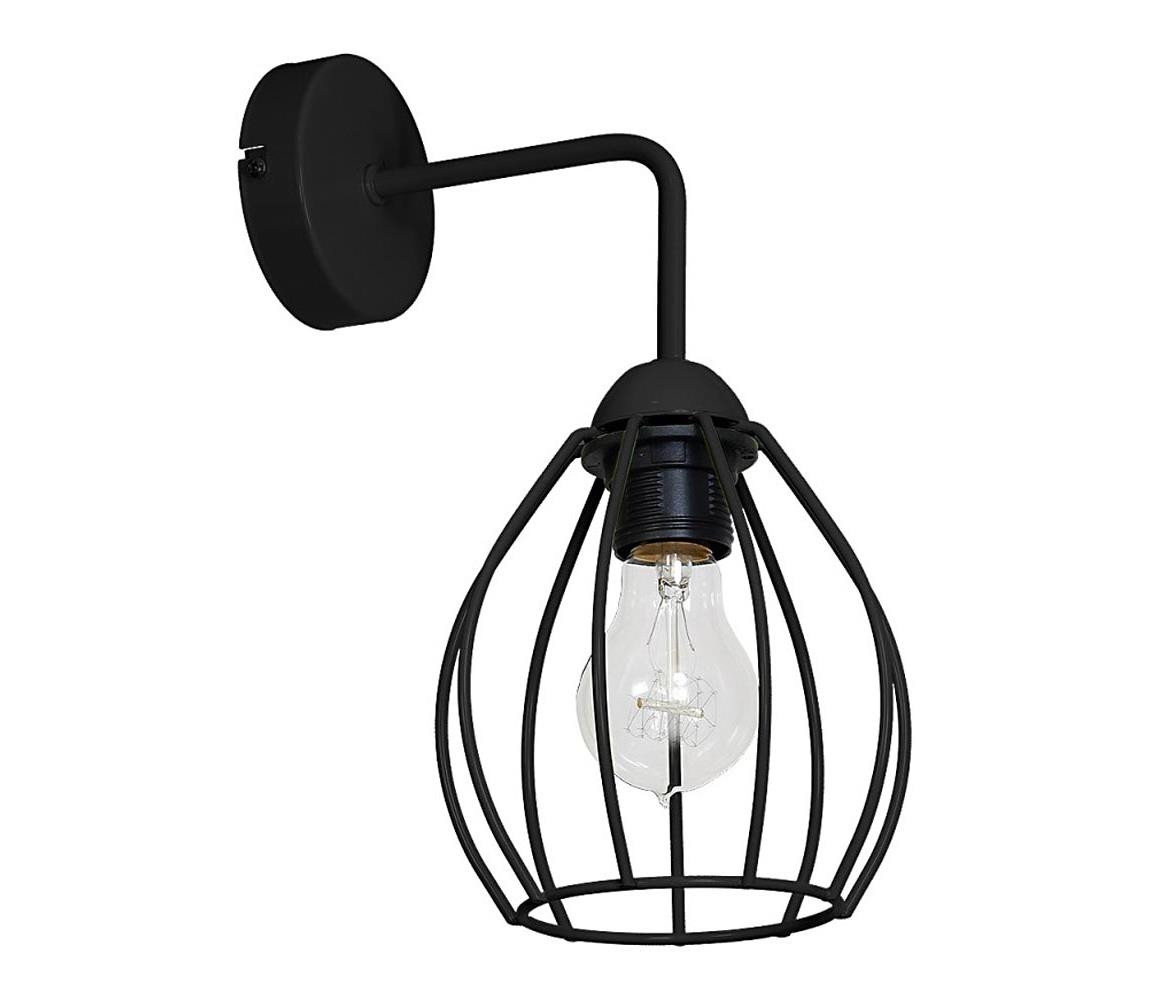 Nástěnné svítidlo STAR 1xE27/60W/230V černé