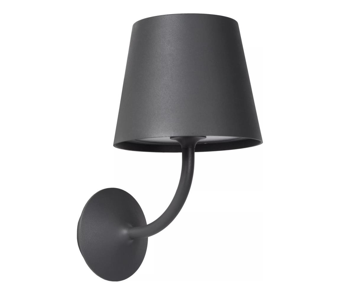 Lucide Lucide 27888/07/30 - LED Venkovní nástěnné svítidlo JUSTIN LED/7W/230V IP65