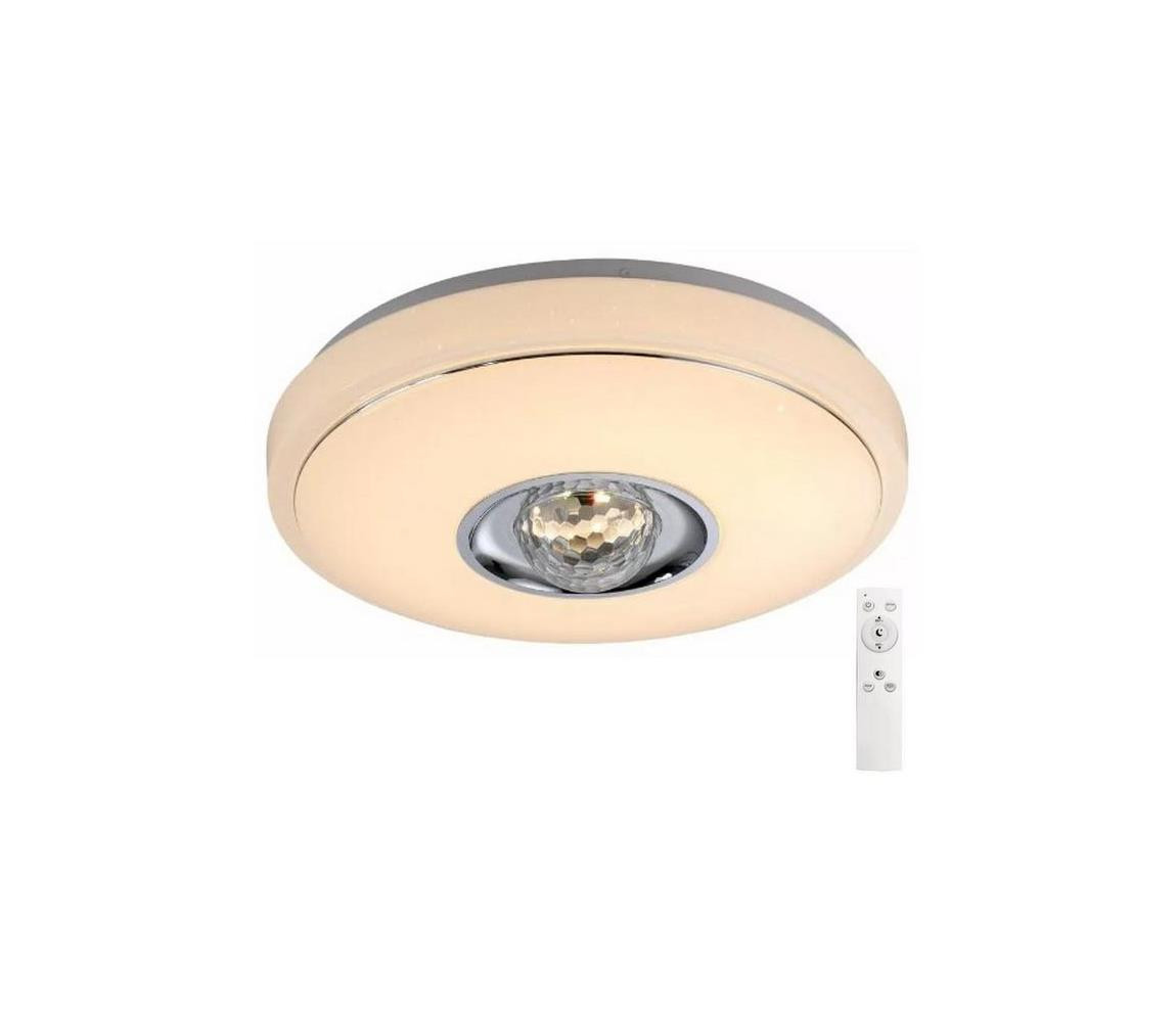 LED RGB Stmívatelné stropní svítidlo MAGIC DISCO LED/18W/230V + dálkové ovládání