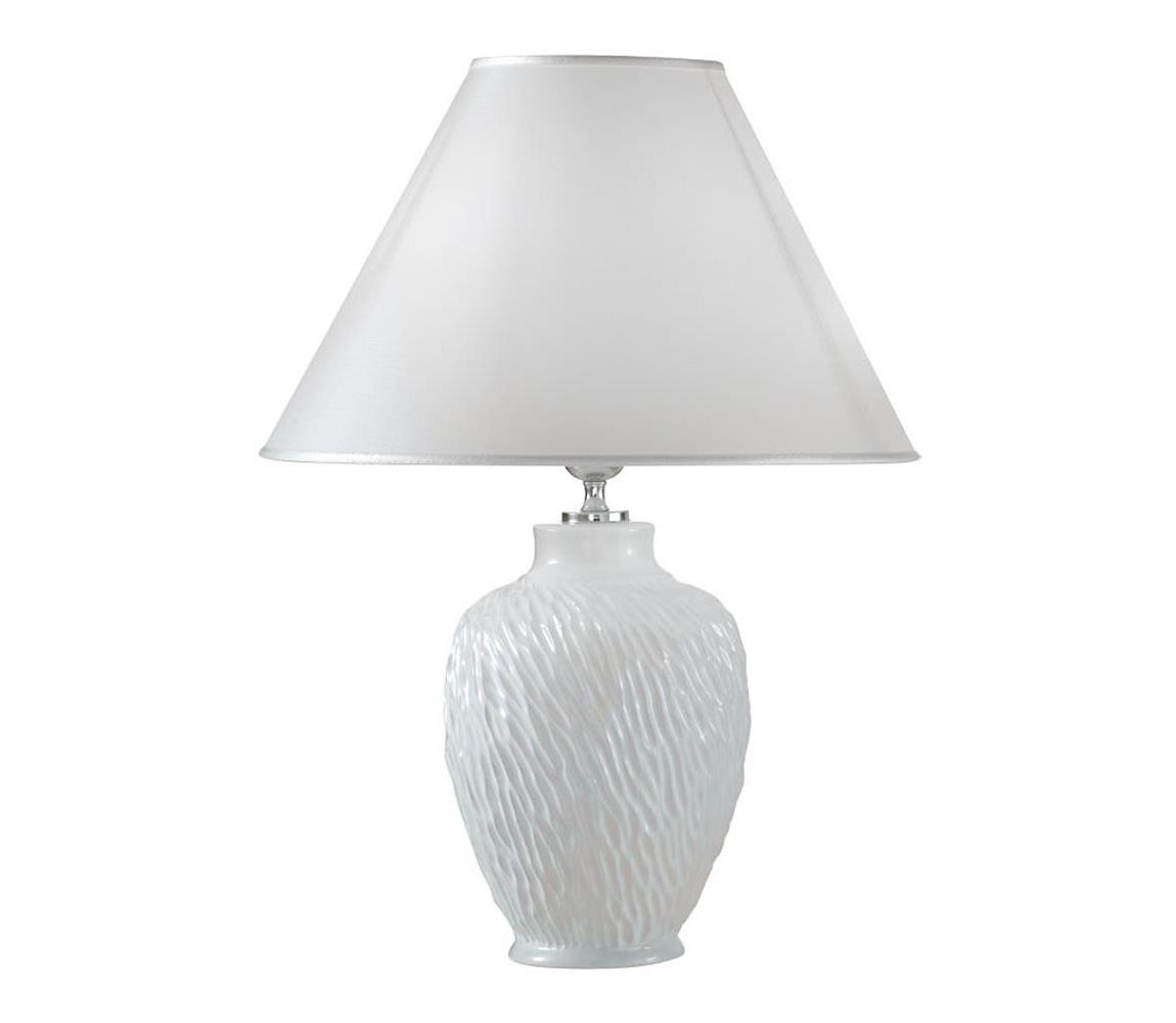 Kolarz Kolarz A1340.70 - Stolní lampa CHIARA 1xE27/100W/230V bílá pr. 30 cm