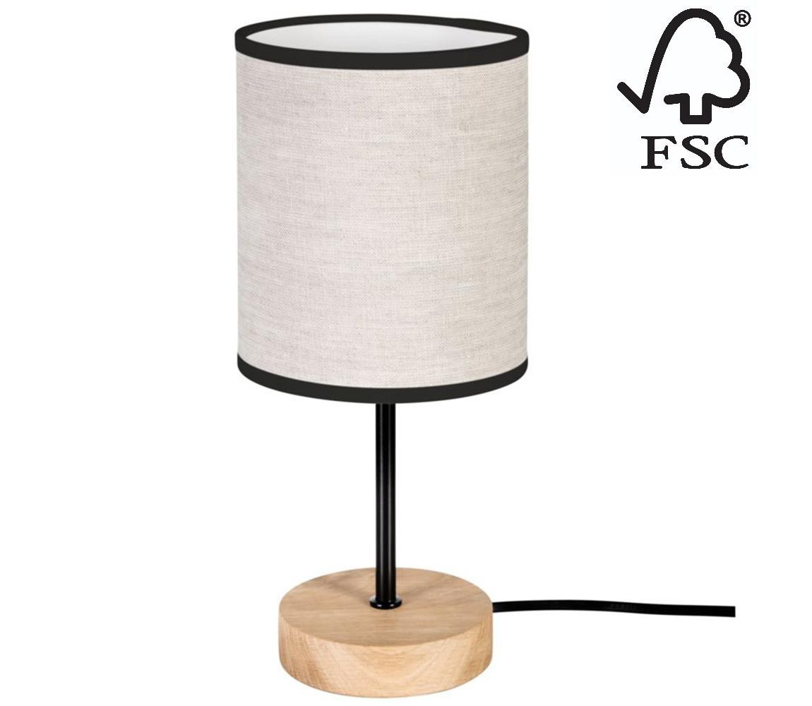 87791974 - Stolní lampa BOHO 1xE27/25W/230V dub