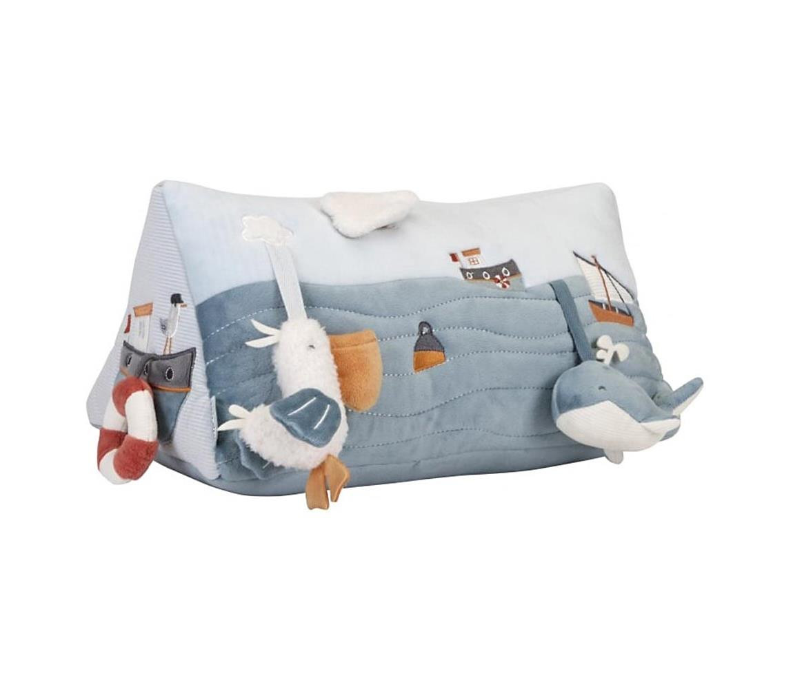 Little Dutch Little Dutch - Dětský plyšový polštářek modrá
