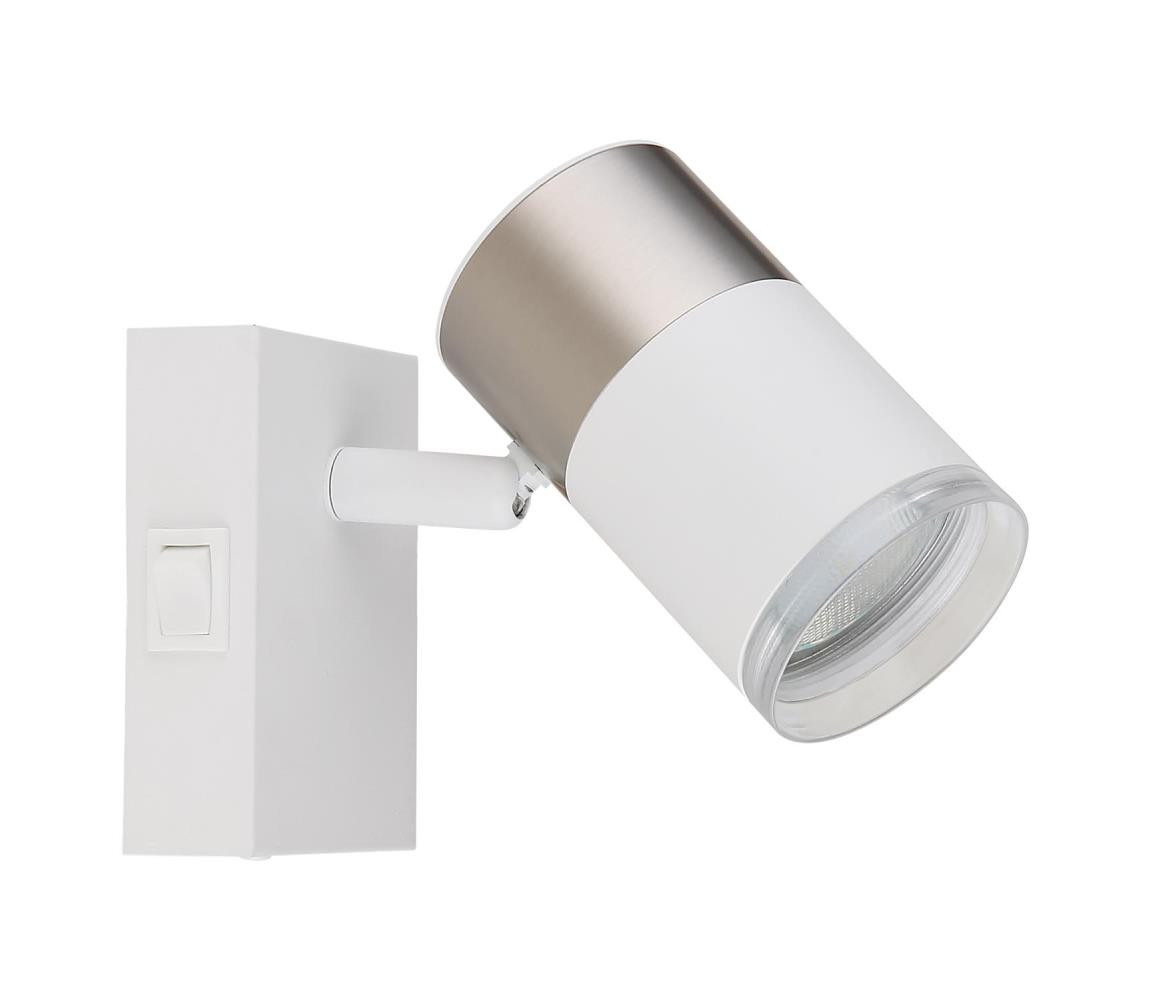 Globo Globo 57851-1 - Nástěnné bodové svítidlo BRISBON 1xGU10/25W/230V bílá/chrom