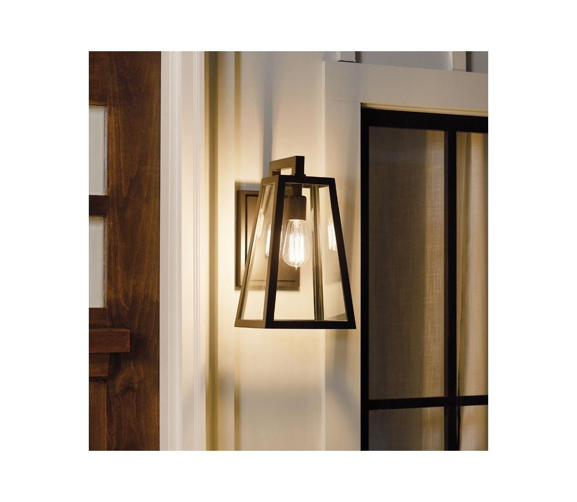 Elstead Kichler KL-DELISON-M-RZ - Venkovní nástěnné svítidlo DELISON 1xE27/60W/230V IP44