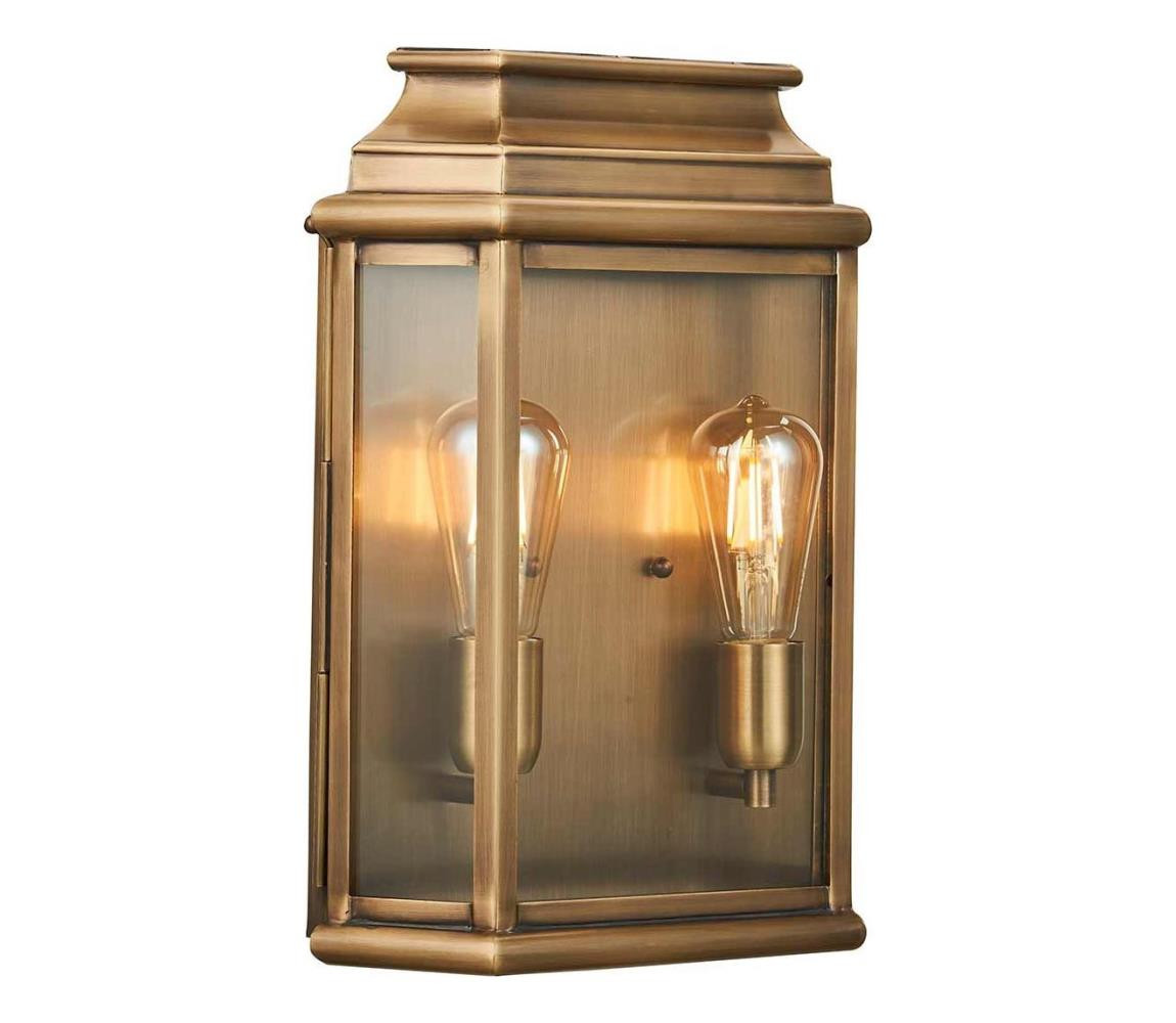 Elstead Elstead ST-MARTINS-L-BR -Venkovní svítidlo ST MARTINS 2xE27/60W/230V IP44 měděná