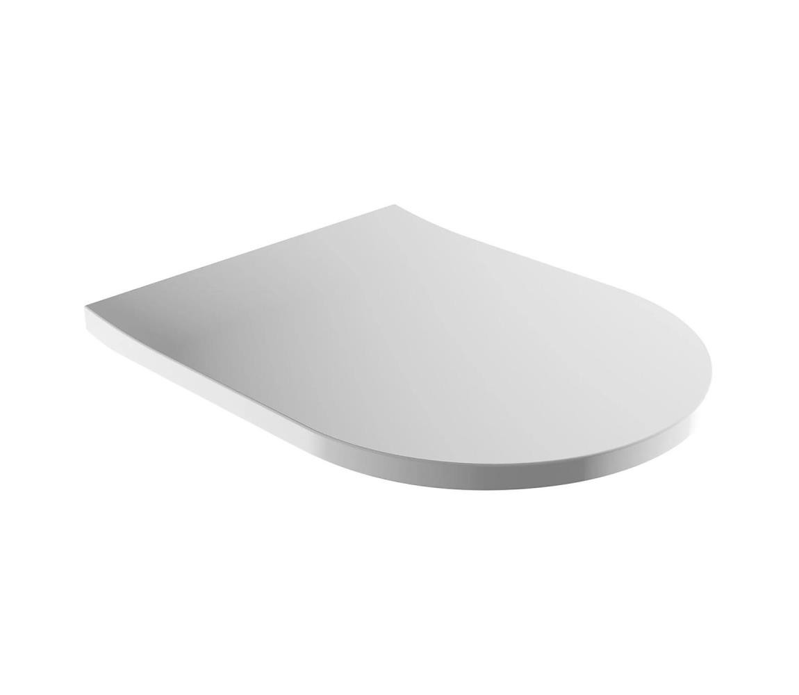 OMNIRES OMNIRES TAMPADEBP - Záchodové prkénko SoftClose TAMPA duroplast/lesklá bílá