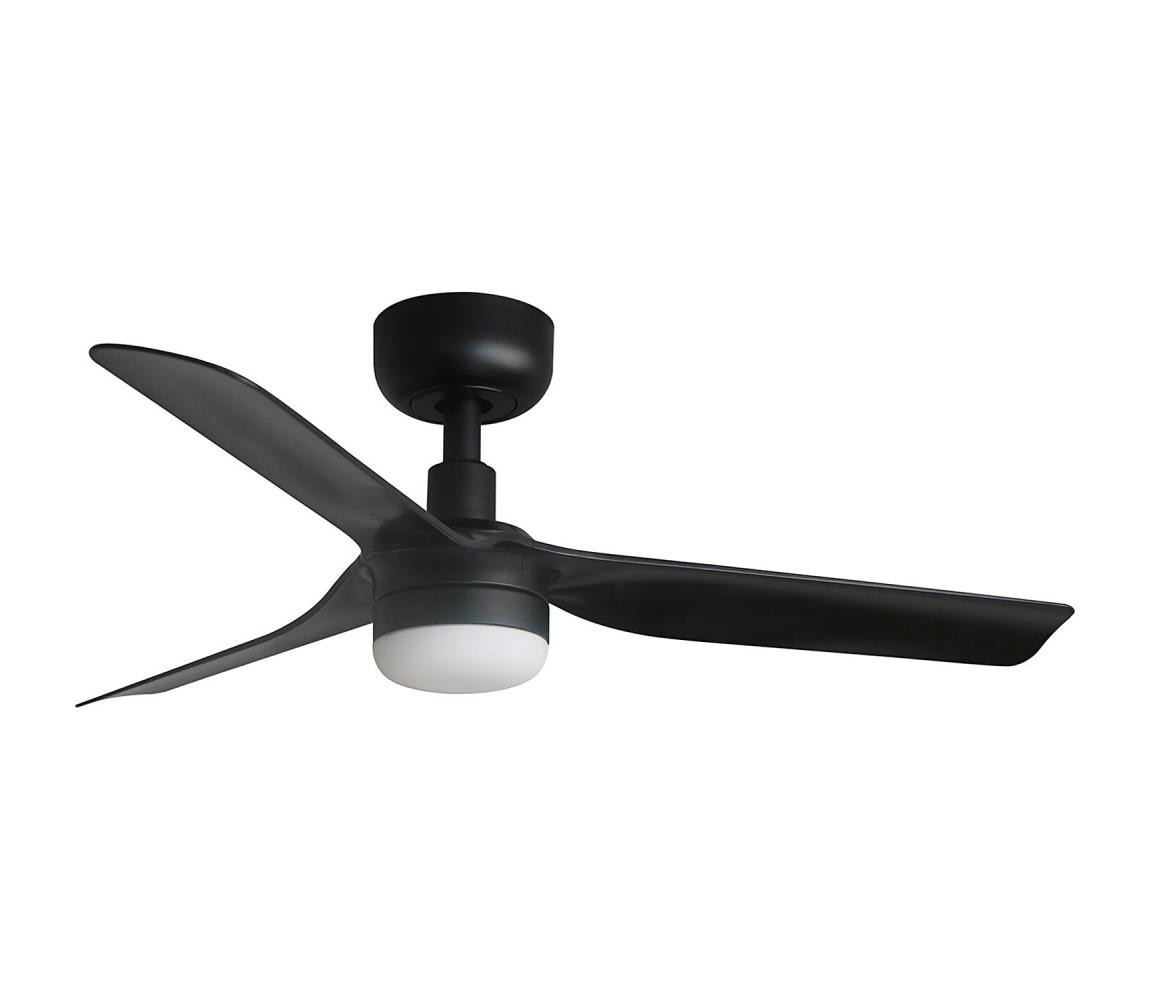 FARO Barcelona FARO 33822WT-1TW-LED Stm. str. vent. MINI PUNTS LED/10W/230V černá pr.90cm WT+DO