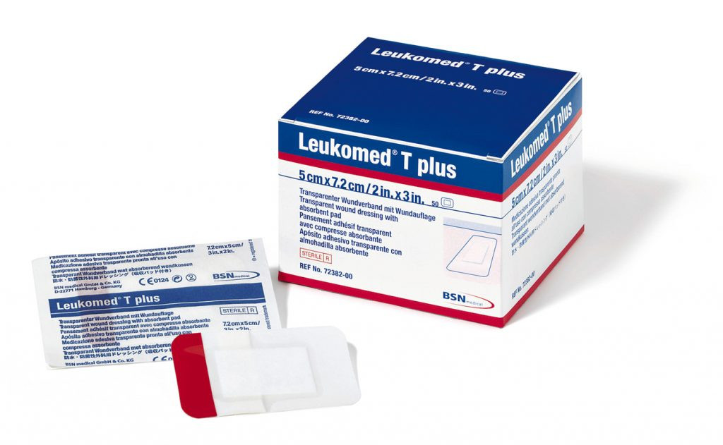 BSN Leukomed T plus Velikost: 5 x 7,2 cm