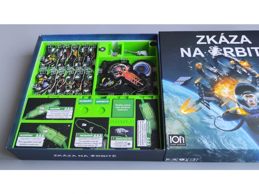 inserty.cz Insert: Zkáza na orbitě + Sada miniatur + Projekt X + Sada kartonových postav (0073) Varianta: CZ