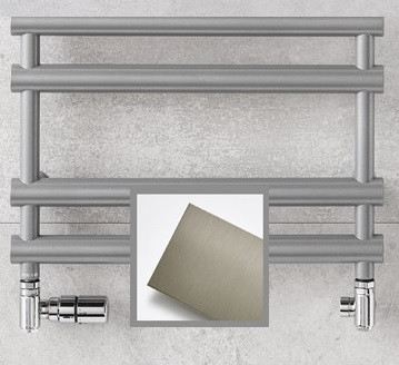 P.M.H PMH COMBI EK LEVÁ připojovací kombinovaná sada radiátorových ventilů - nerez (P.M.H.)