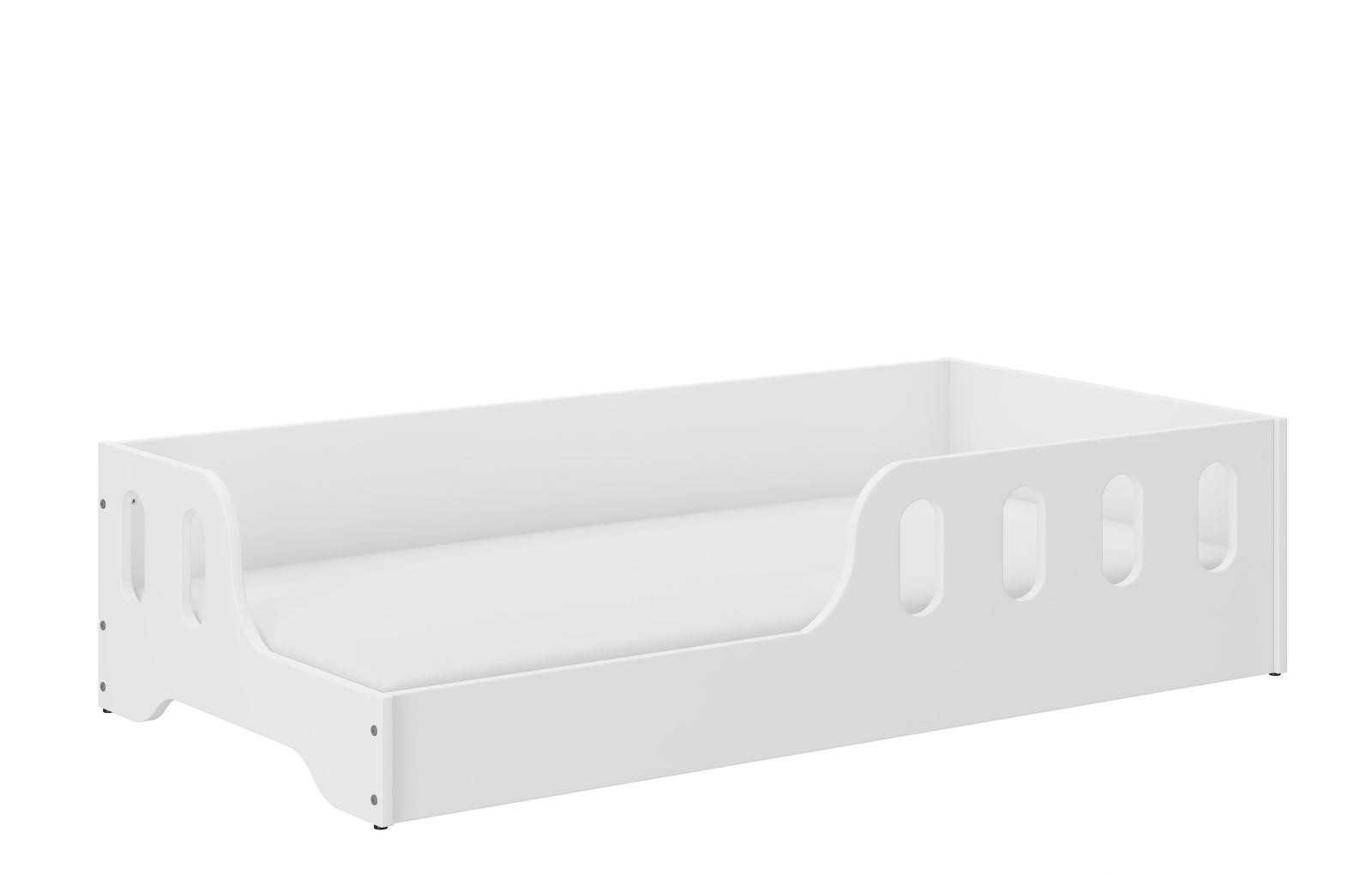 Dětská postel MONTESSORI COCO 140 x 70 cm, Bílá Orientace: Pravé provedení