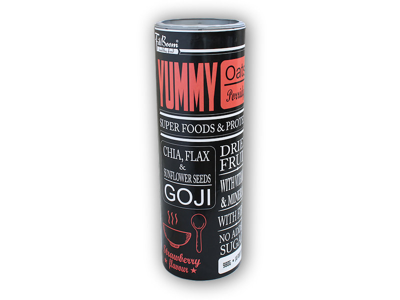 FitBoom FitBoom Yummy Oat Mash 980g Varianta: blueberry
