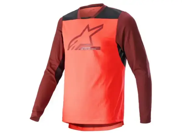 Alpinestars Drop 6.0 V2 pánský dres dlouhý rukáv Coral Fluo vel. L