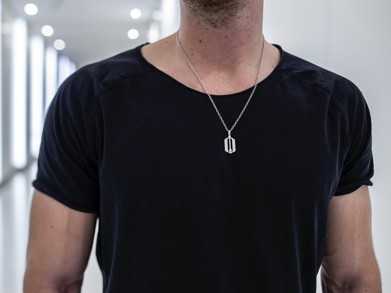 Bangles.cz Pánský náhrdelník Ocelový Šroub Typ řetízku: Řetízek chirurgická ocel 60 cm x 0,25 cm